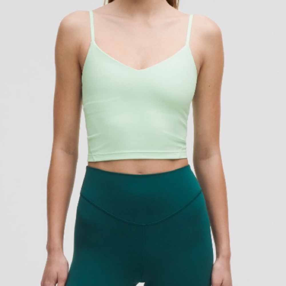 Lululemon Align Cropped Cami in Sea Mist
